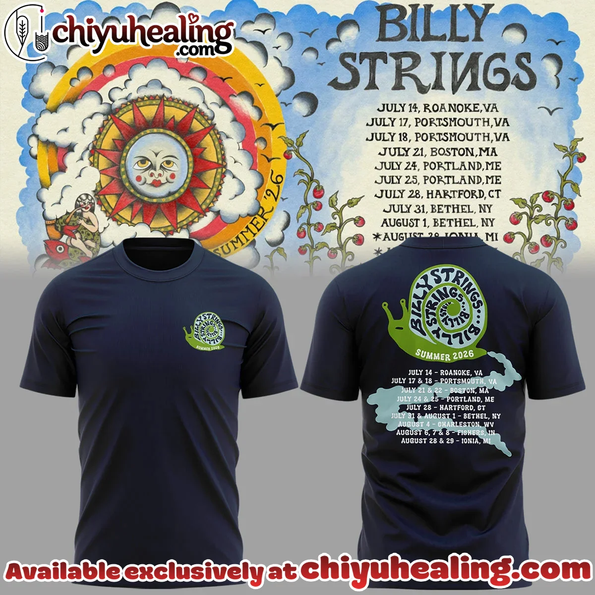 Summer Tour T-Shirt & Hoodie (Release 8)