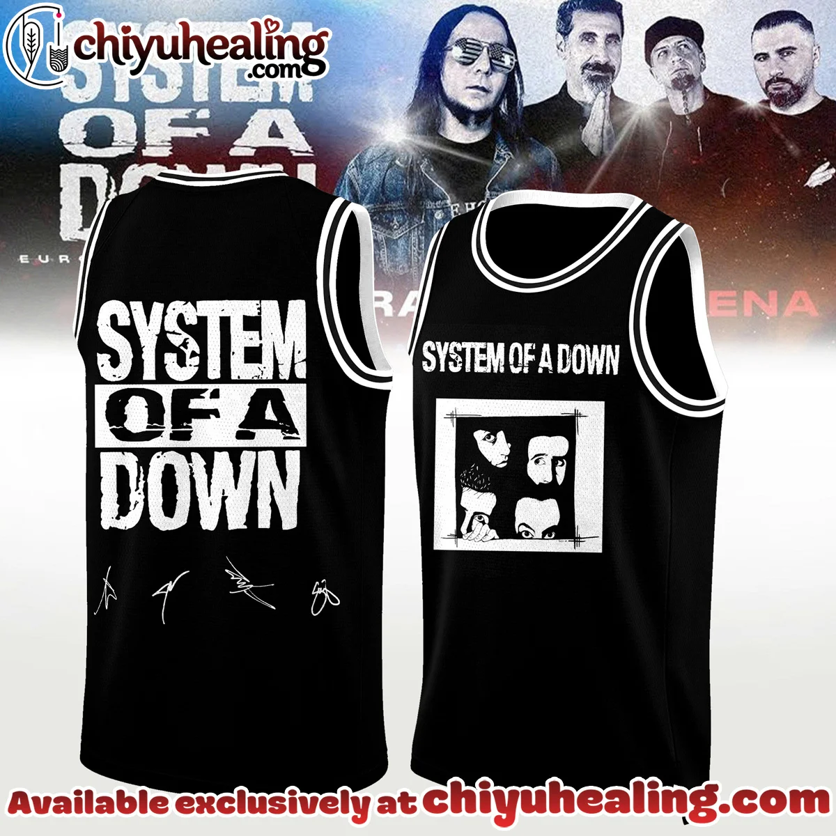 System of a Down Signed Basketball Jersey [Drop 1]