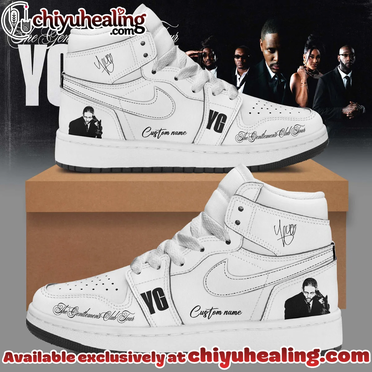 The Gentlemen's Club Tour Custom Air Force 1 & Jordan 1 Shoes [Batch 10]