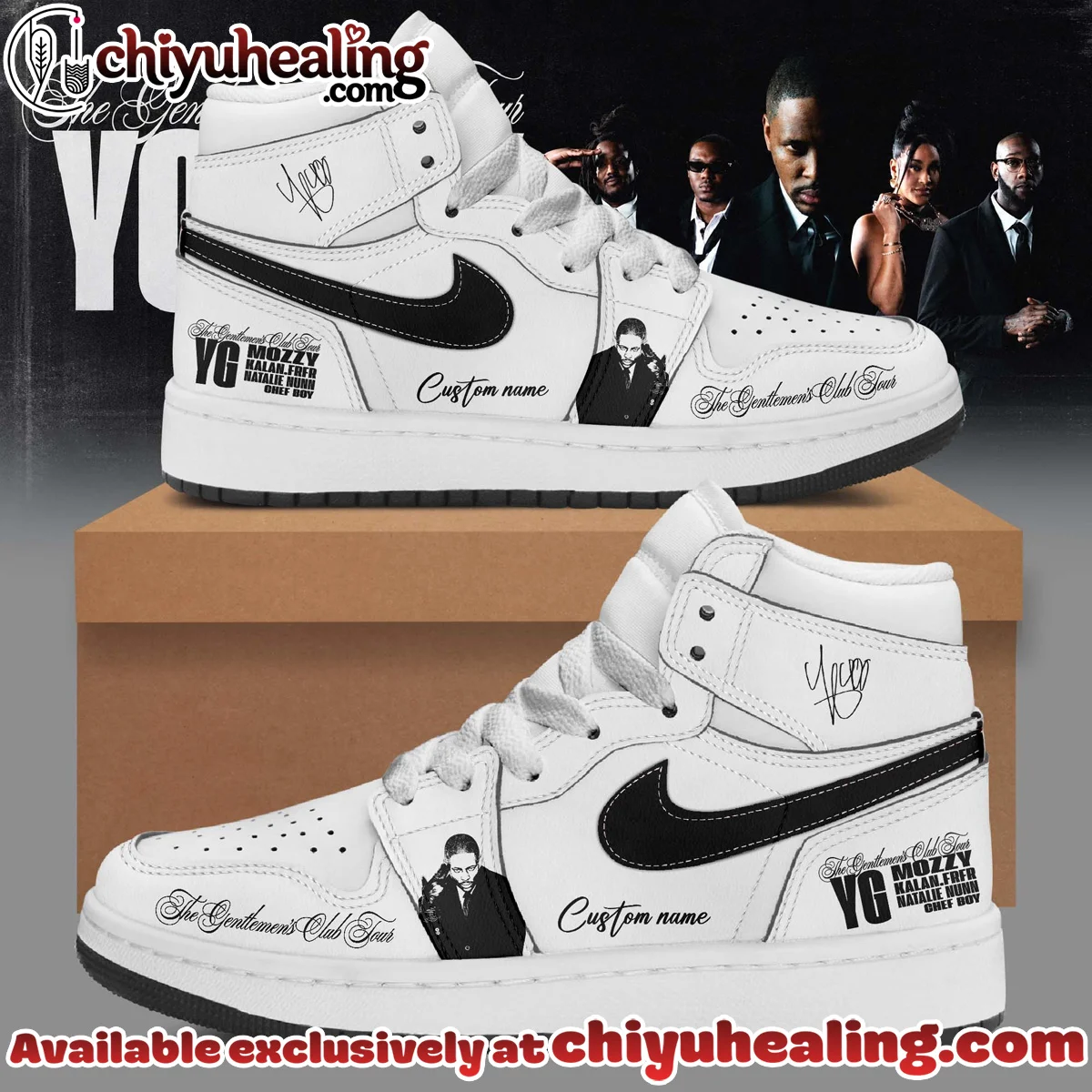 The Gentlemen's Club Tour Custom Air Force 1 & Jordan 1 Shoes - Part 5