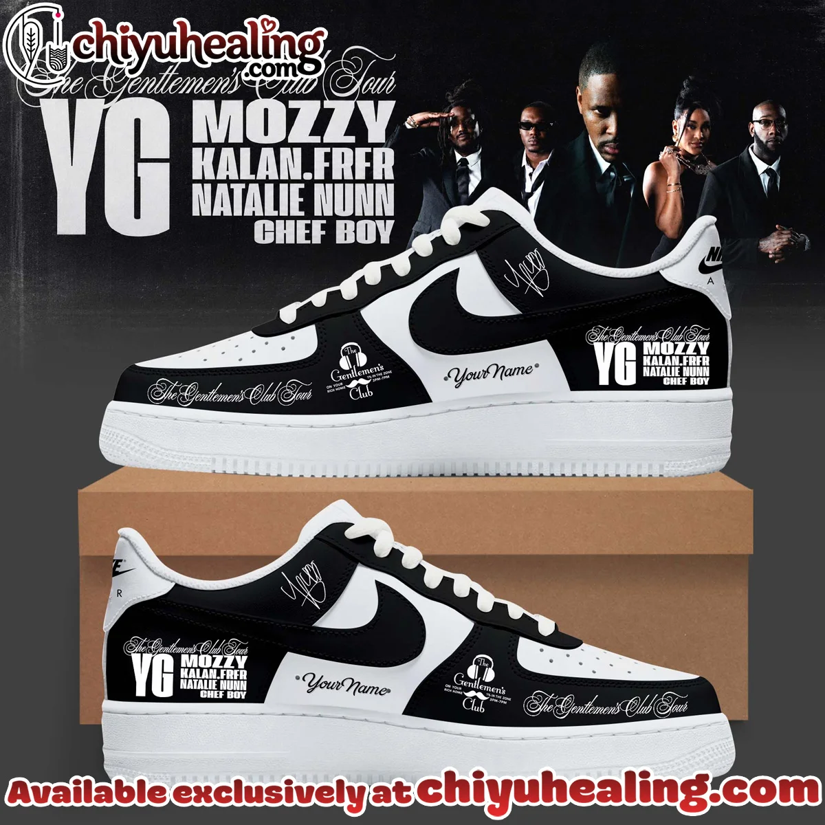 The Gentlemen's Club Tour Custom Air Force 1 & Jordan 1 Shoes (Release 14)