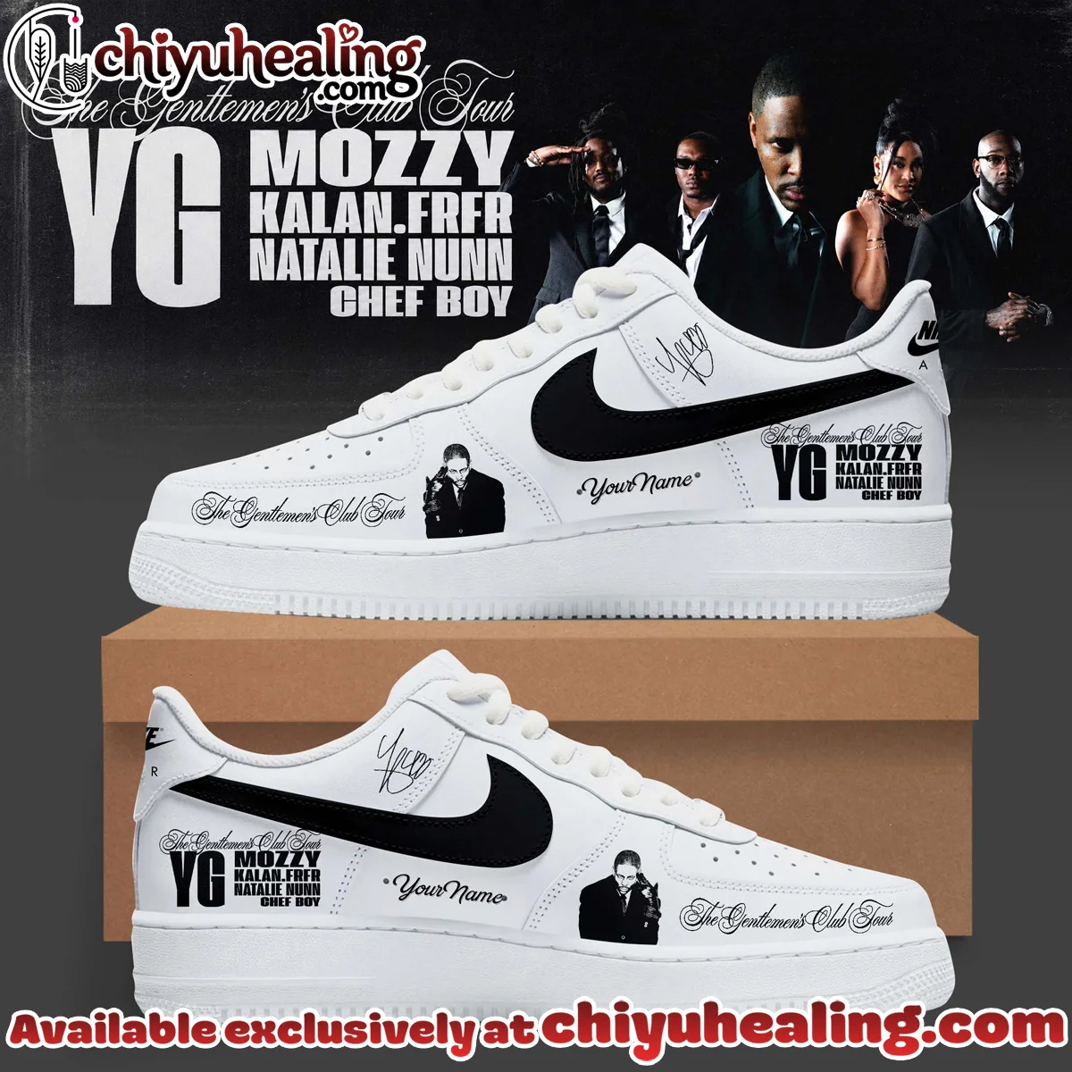 The Gentlemen's Club Tour Custom Air Force 1 & Jordan 1 Shoes - Series 16