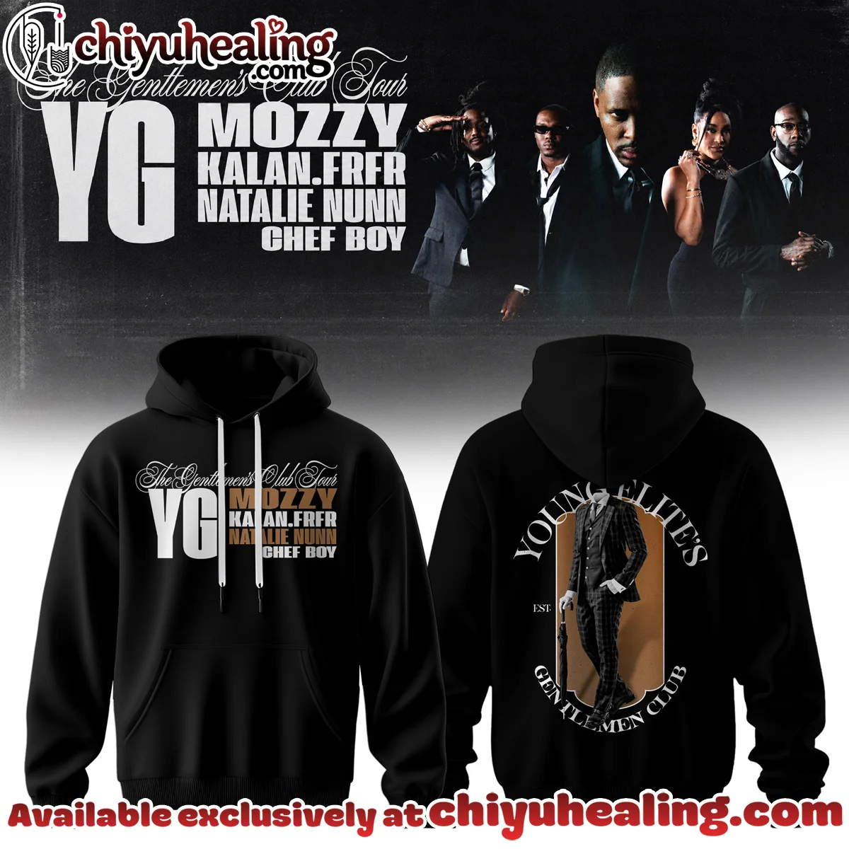 The Gentlemen's Club Tour Shirt & Hoodie (Design 7)