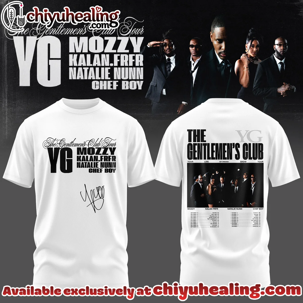The Gentlemen's Club Tour Shirt & Hoodie [Drop 8]