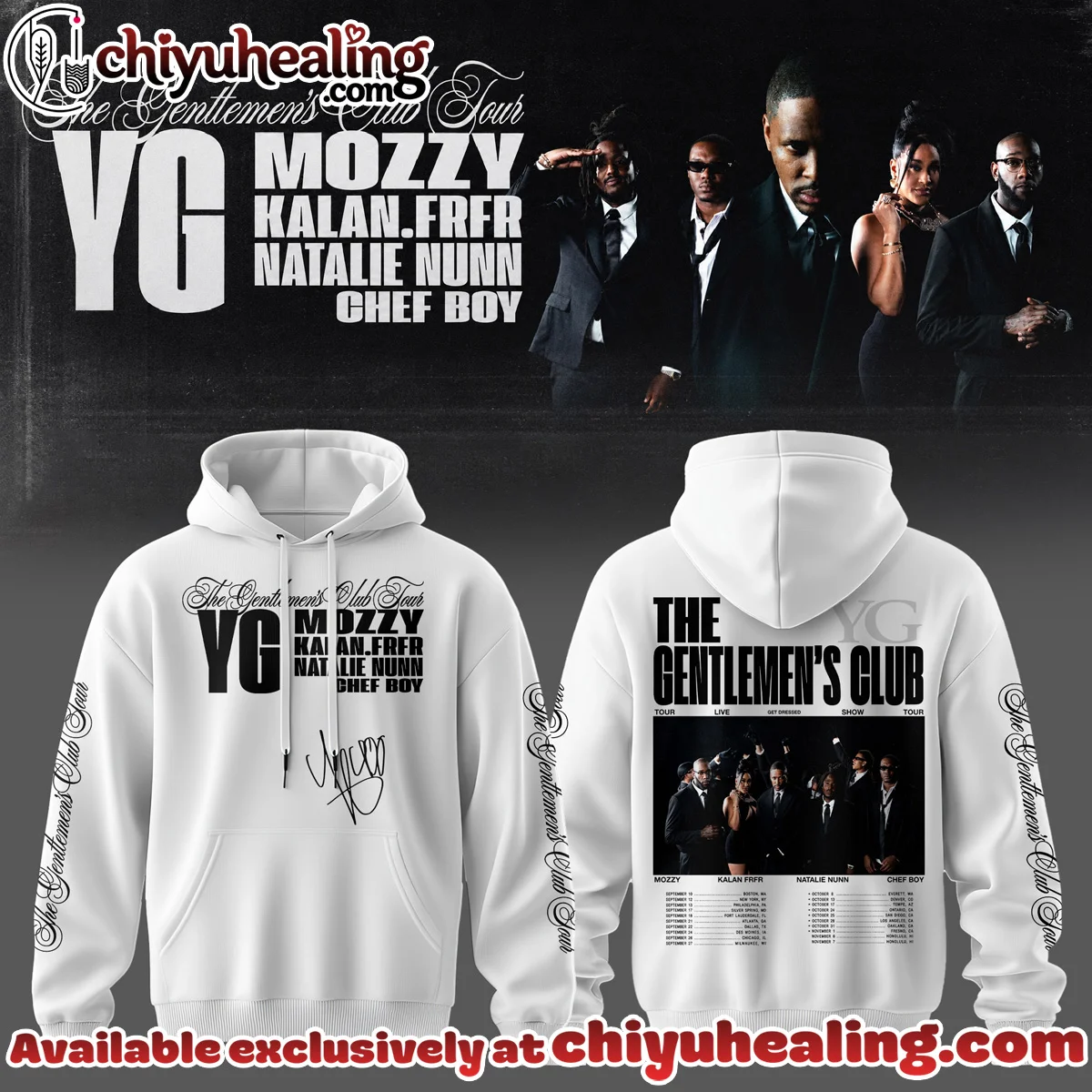 The Gentlemen's Club Tour Shirt & Hoodie (Style 2)
