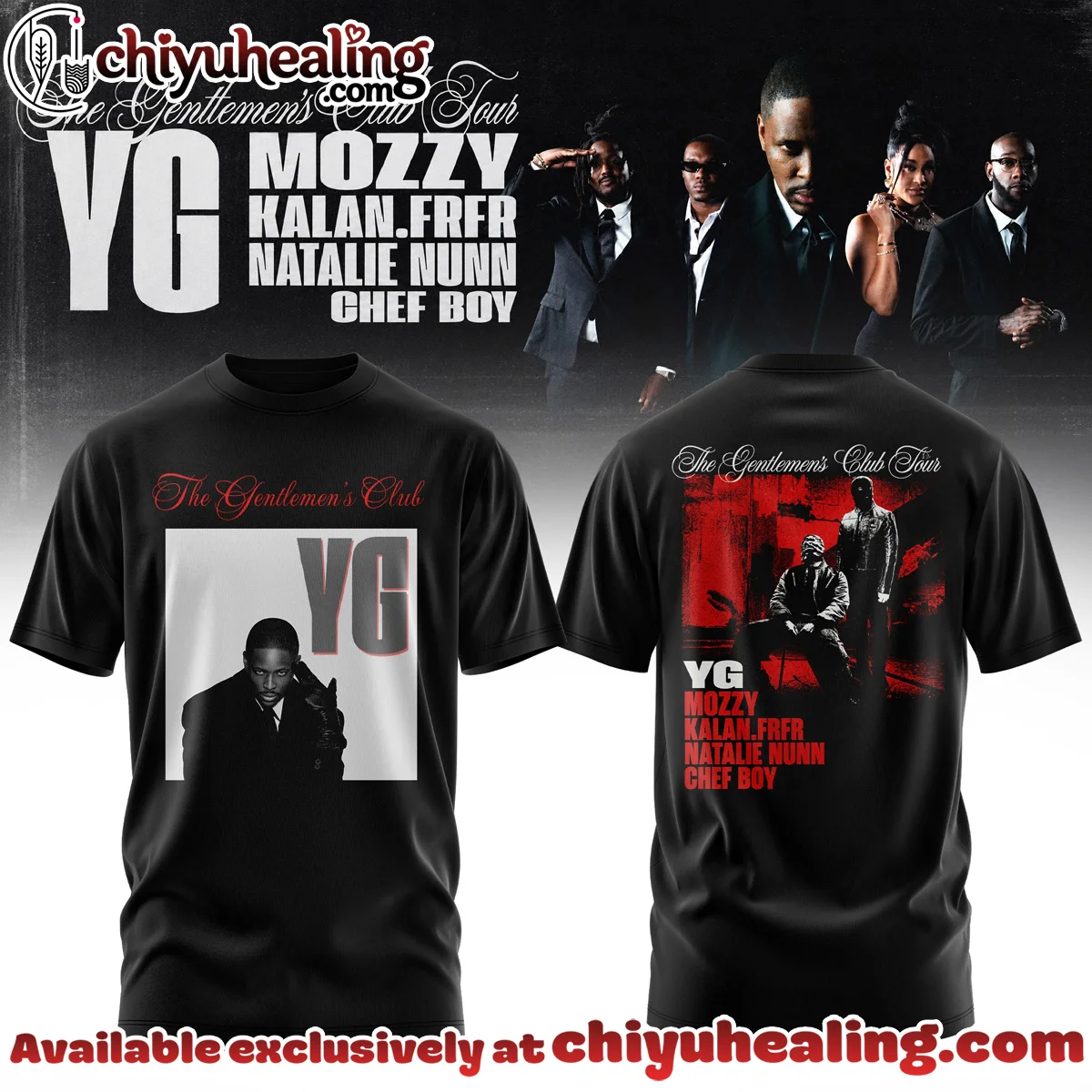 The Gentlemen's Club Tour Shirt & Hoodie - Variant 3