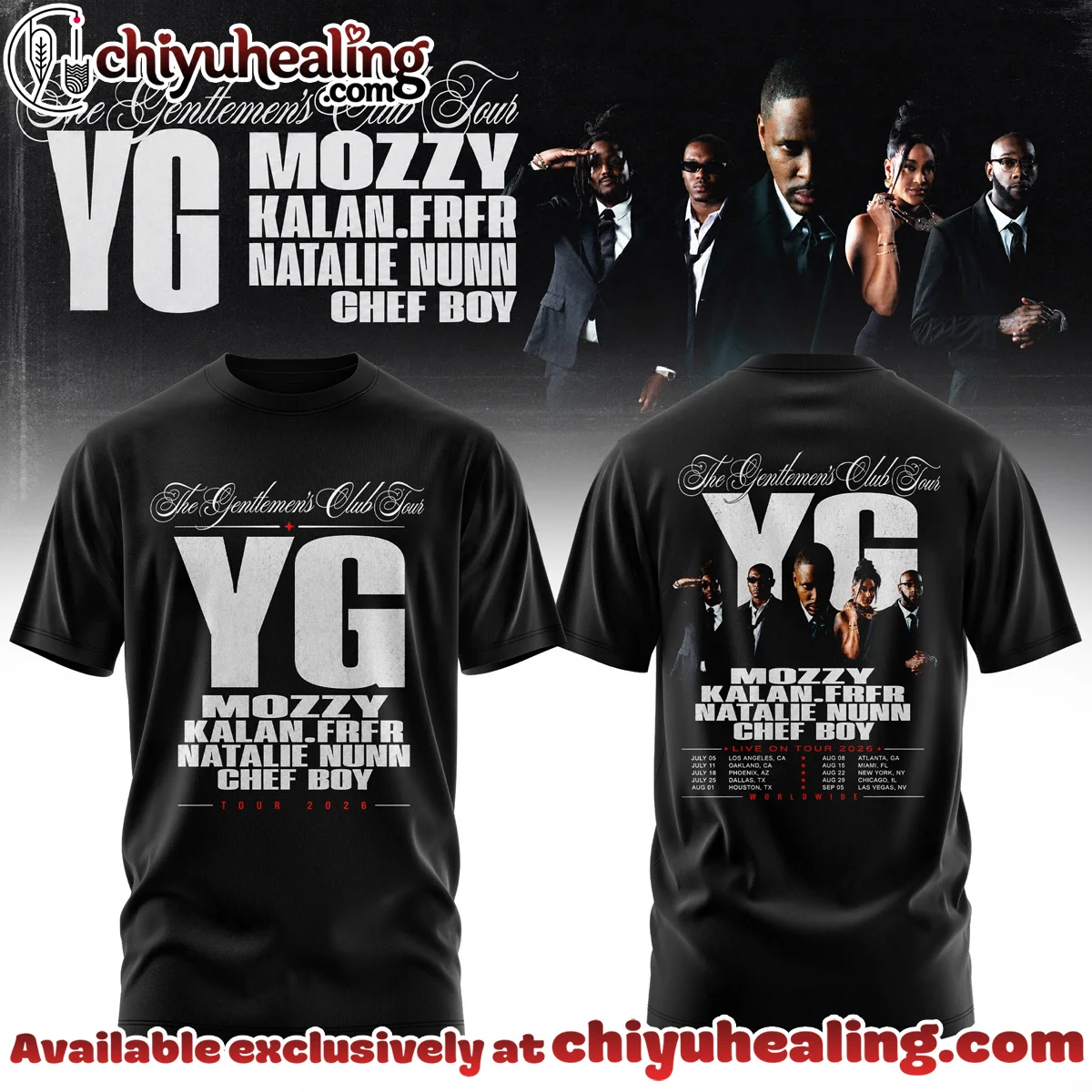 The Gentlemen's Club Tour T-Shirt & Hoodie - Series 21