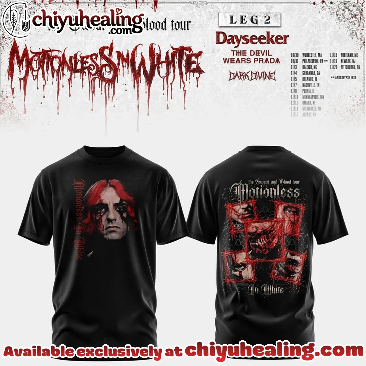 The Sweat & Blood Tour Shirt & Hoodie [Batch 15]