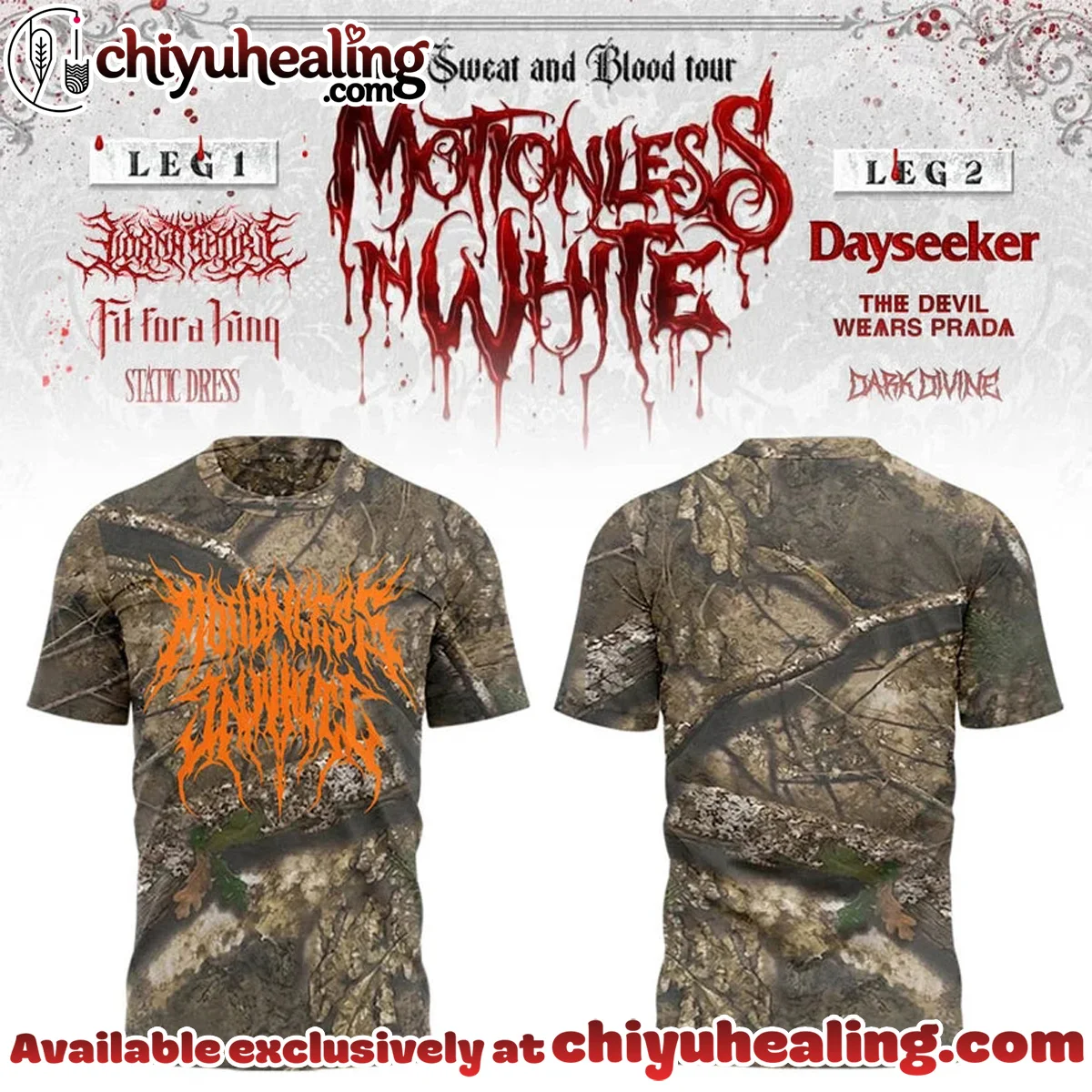 The Sweat & Blood Tour T-Shirt & Hoodie [Batch 13]