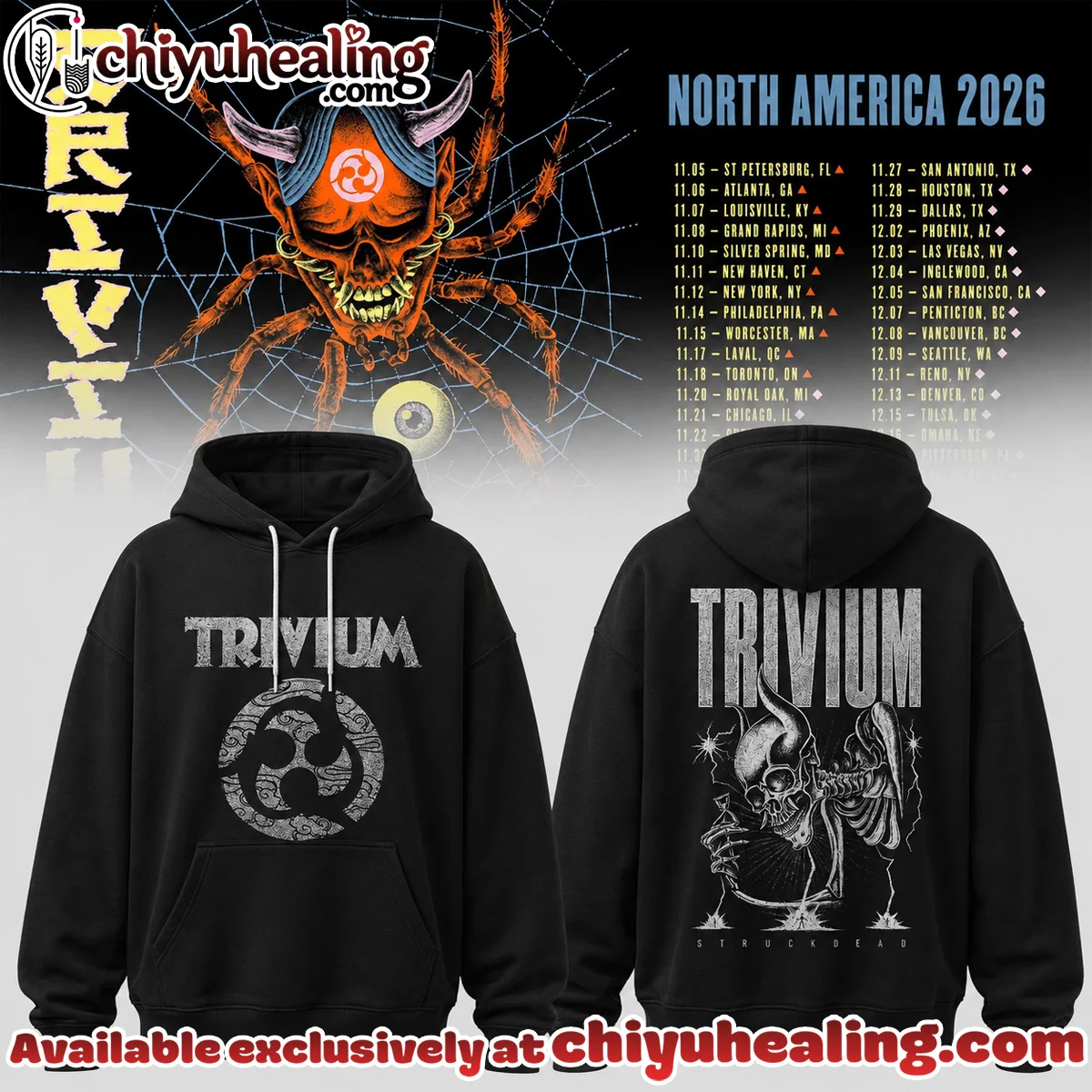 Trivium North America Tour Shirt & Hoodie - Part 7