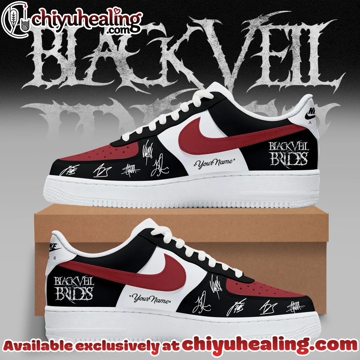 Vindica Tour Crimson Custom Air Force 1 & Jordan 1 Shoes